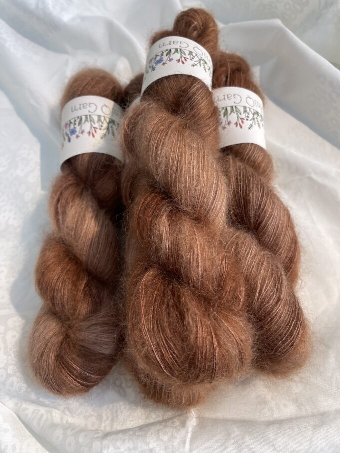 UNIQ Garn silk mohair - Kobberbrun - Bilde 3