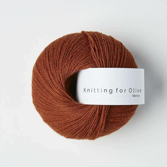 Knitting for Olive Merino Rust