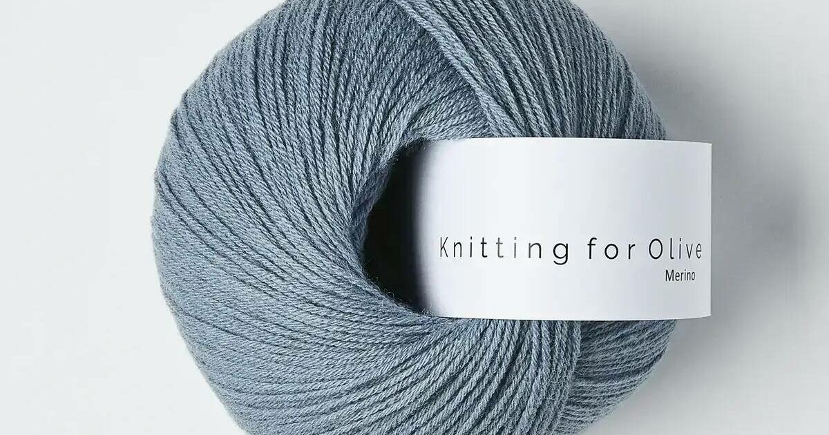 Knitting For Olive Merino – Støvet Dueblå – UniQ Garn