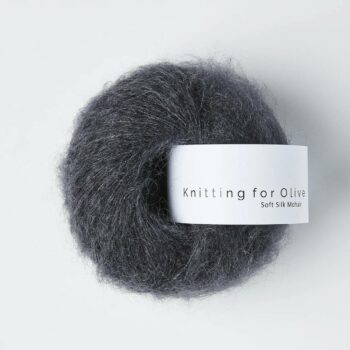 Knitting for Olive Soft Silk Mohair - Skifergrå