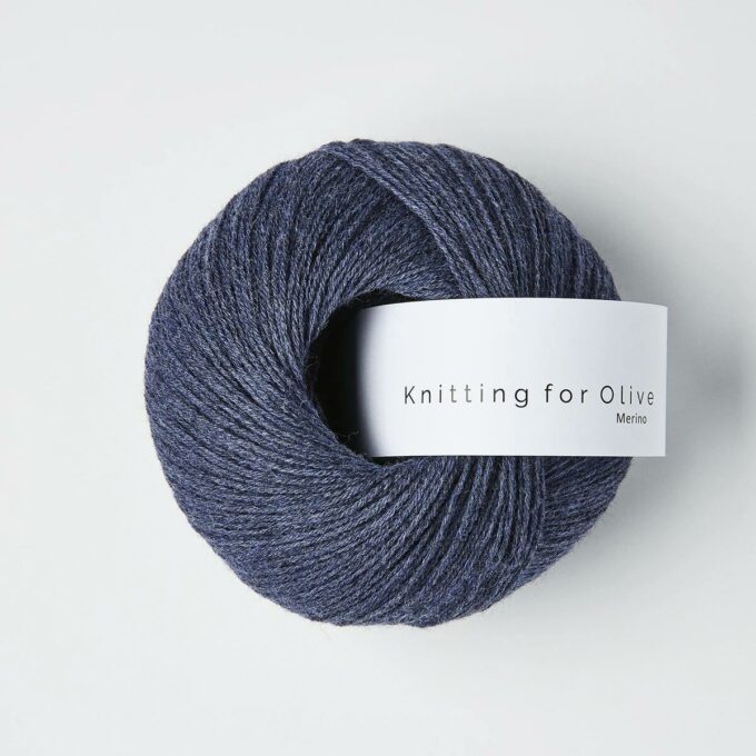 Knitting for Olive Merino Mørkeblå