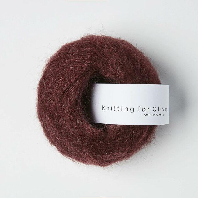 Knitting for Olive Soft Silk Merino Bordaux