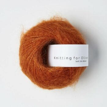 Knitting for Olive Soft Silk Mohair Brændt Orange