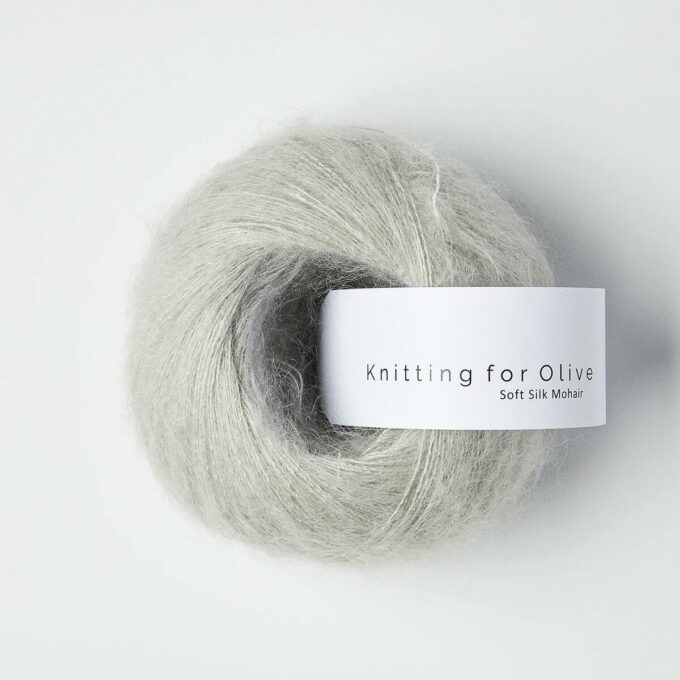 Knitting for Olive Soft Silk Mohair Perlegrå