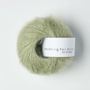 Knitting for Olive Soft Silk Mohair Støvet Artiskok