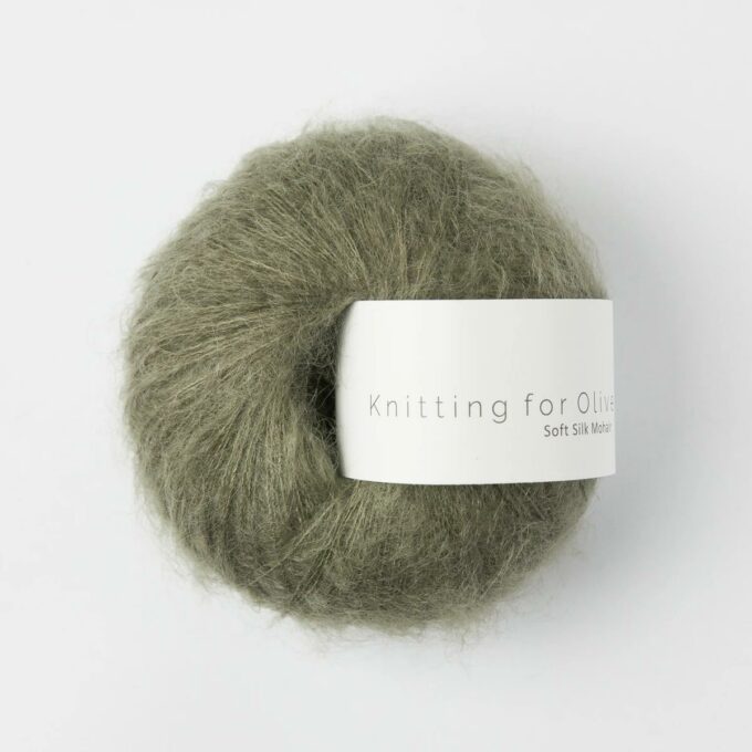 Knitting for Olive Soft Silk Mohair Støvet Oliven