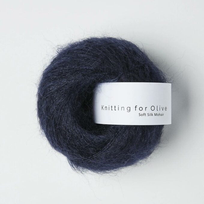 Knitting for Olive Soft Silk Merino Marineblå