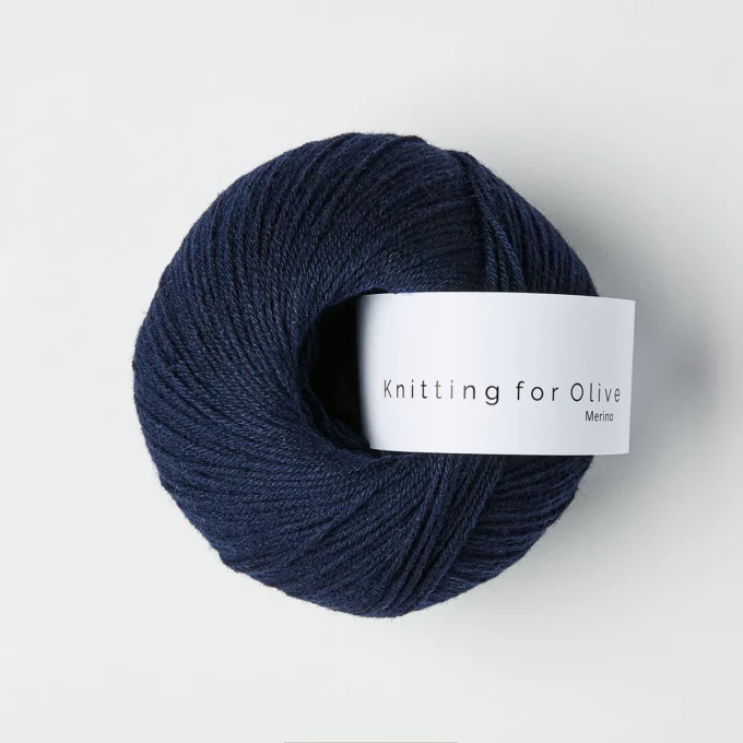 Knitting for Olive Merino Marineblå
