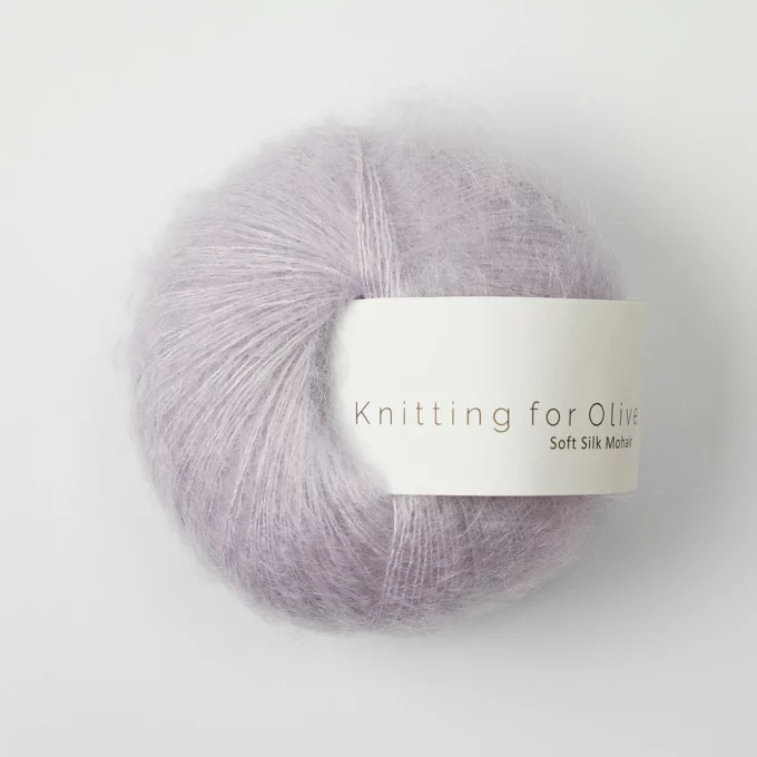 Knitting for Olive Soft Silk Mohair Enhjørninglilla