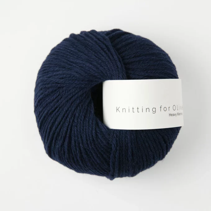 Knitting for Olive Heavy Merino Marineblå