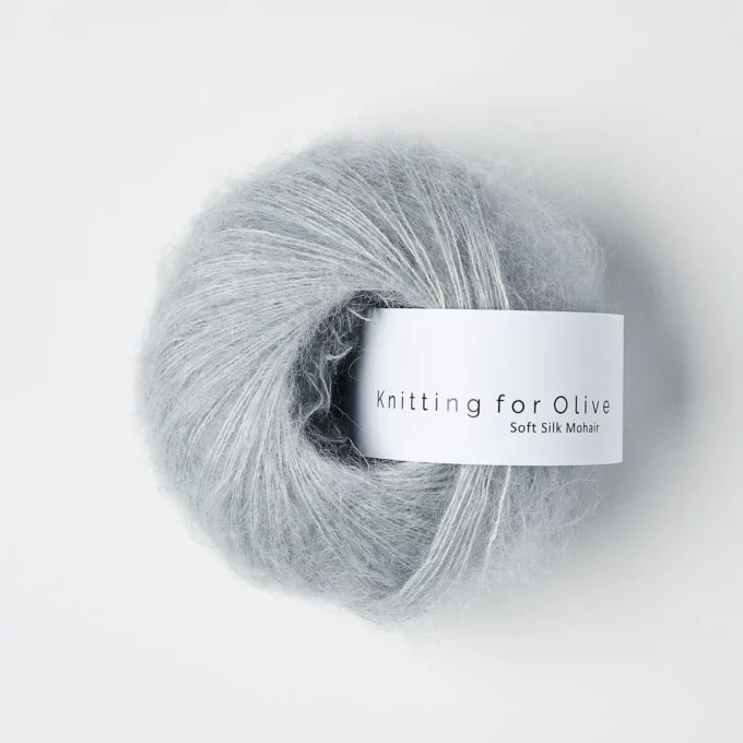 Knitting for Olive Soft Silk Mohair Pudderblå