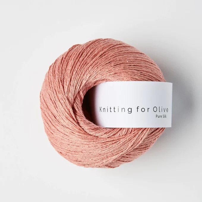 Knitting for Olive Pure Silk Rabarbersaft