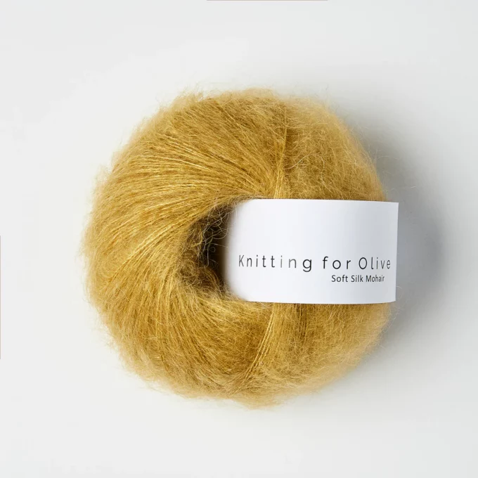 Knitting for Olive - Soft silk Mohair - Støvet honning