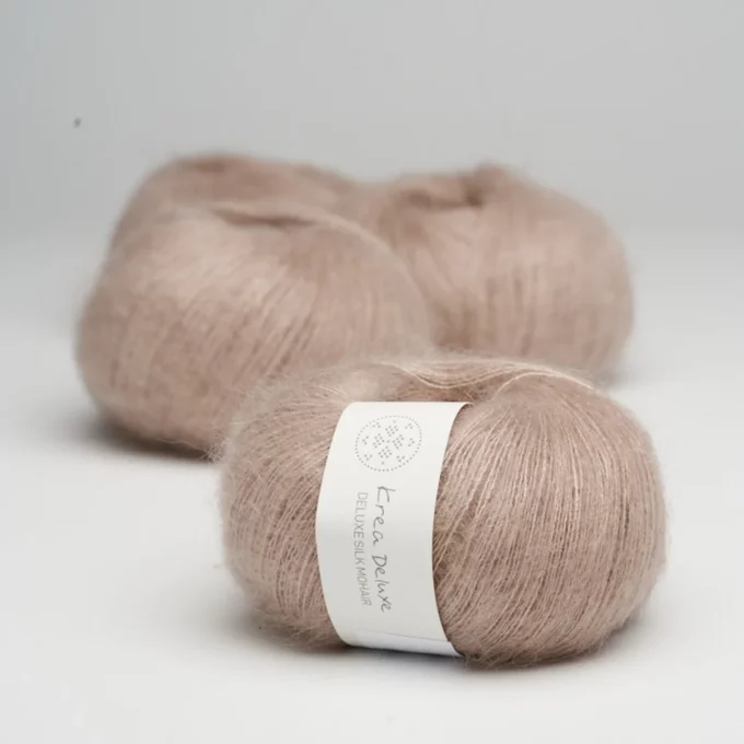 Krea Deluxe Silk Mohair - 14 Lys støvet rosa