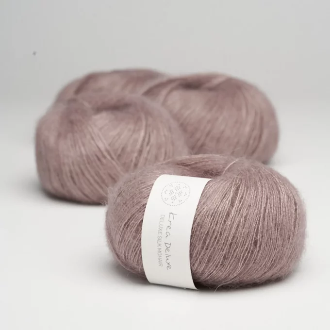 Krea Deluxe Silk Mohair - 15 Støvet rosa