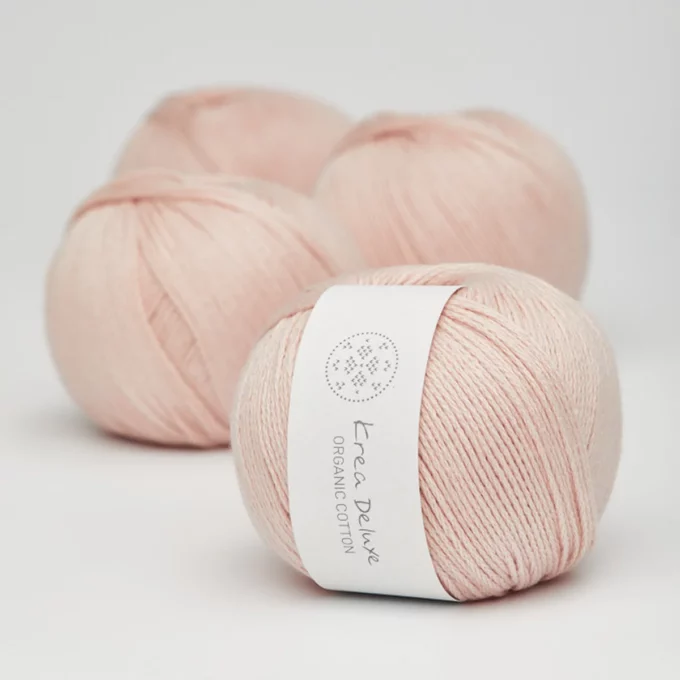 Krea Deluxe Organic Cotton - 08 lys rosa