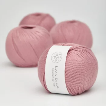 Krea Deluxe Organic Cotton - 13 mørk rosa