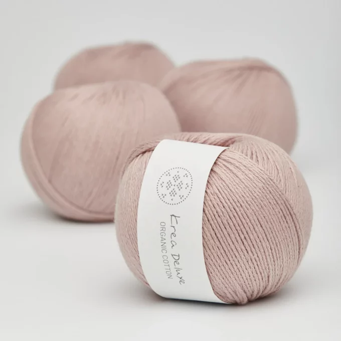 Krea Deluxe Organic Cotton - 14 lys støvet rosa