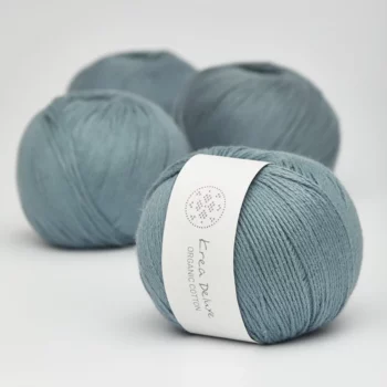 Krea Deluxe Organic Cotton - 21 støvet blå