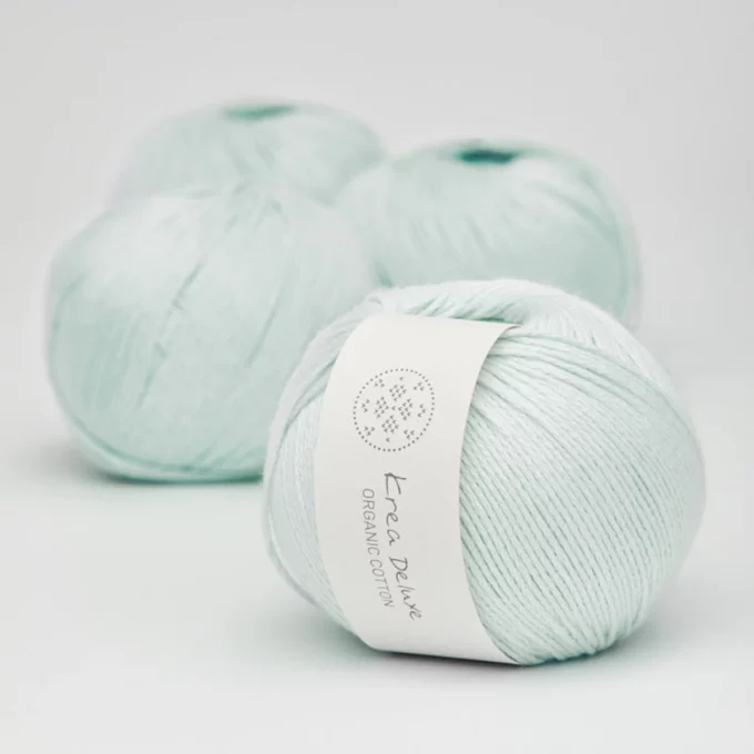 Krea Deluxe Organic Cotton - 24 lys isblå