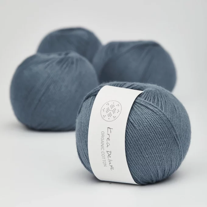 Krea Deluxe Organic Cotton - 26 mørk blå