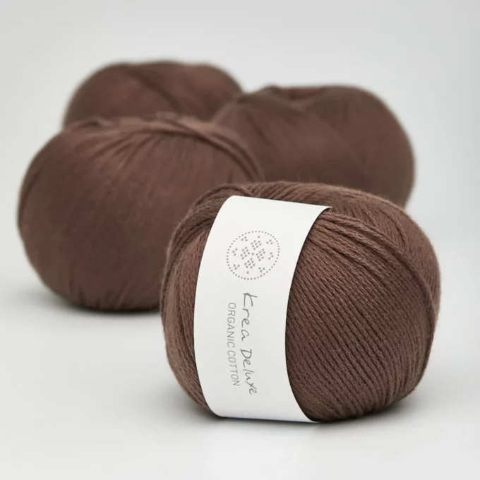 Krea Deluxe Organic Cotton - 29 mørk brun