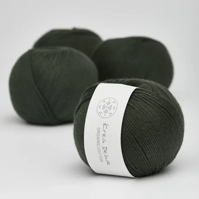 Krea Deluxe Organic Cotton - 36 army grøn