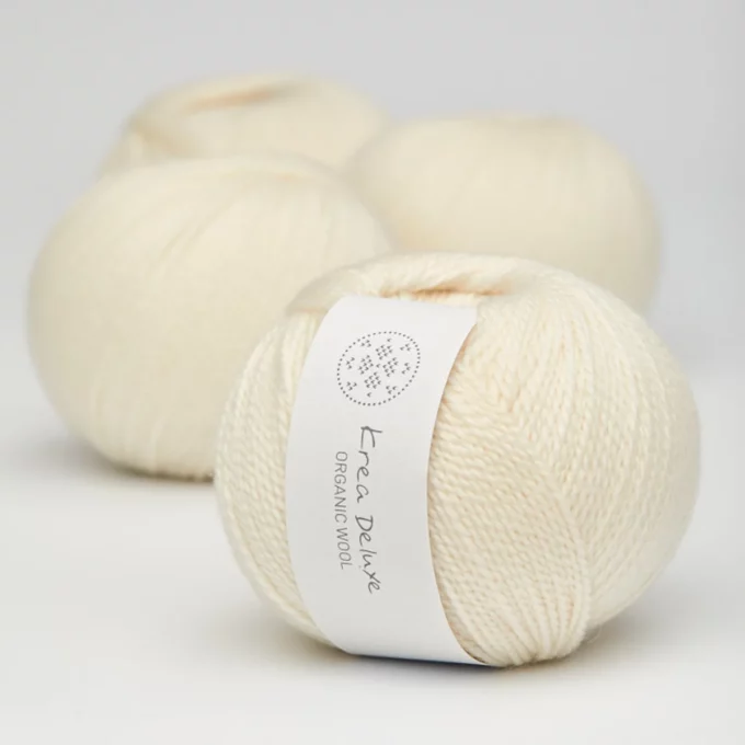Krea Deluxe Organic Wool 1 - 02 Creme