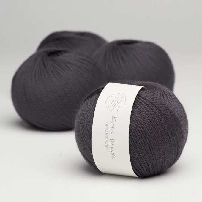 Krea Deluxe Organic Wool 1 - 43 Aubergine