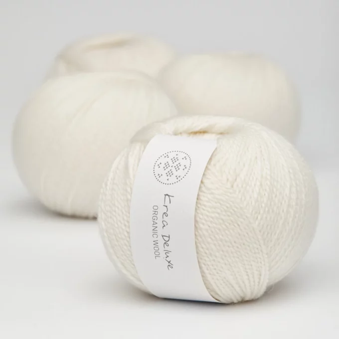 Krea Deluxe Organic Wool 1 - 01 Natur hvid