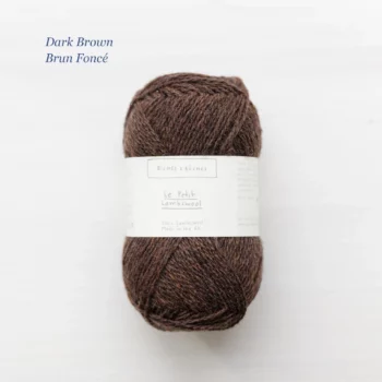 B&B Le Petit Lambwool Dark Brown