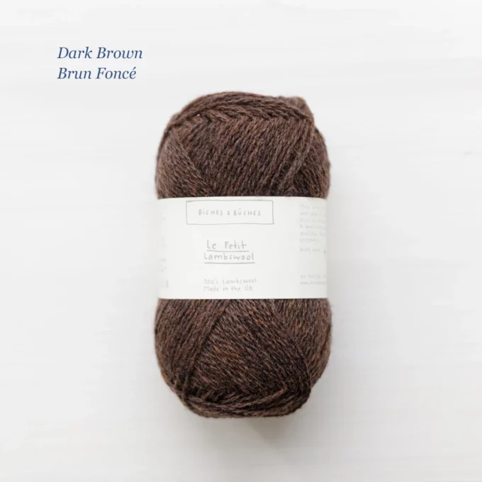 B&B Le Petit Lambwool Dark Brown