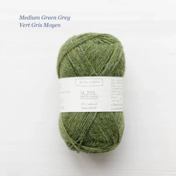 B&B Le Petit Lambwool Medium Green Grey