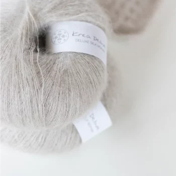 Krea Deluxe Silk Mohair - 61 Sart Grå